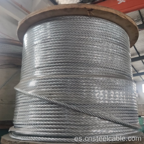 7x7 Dia.6 mm Cable de acero galvanizado